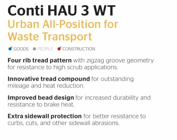 Conti HAU 3 WT Urban All-Position for Waste Transport - Image 2